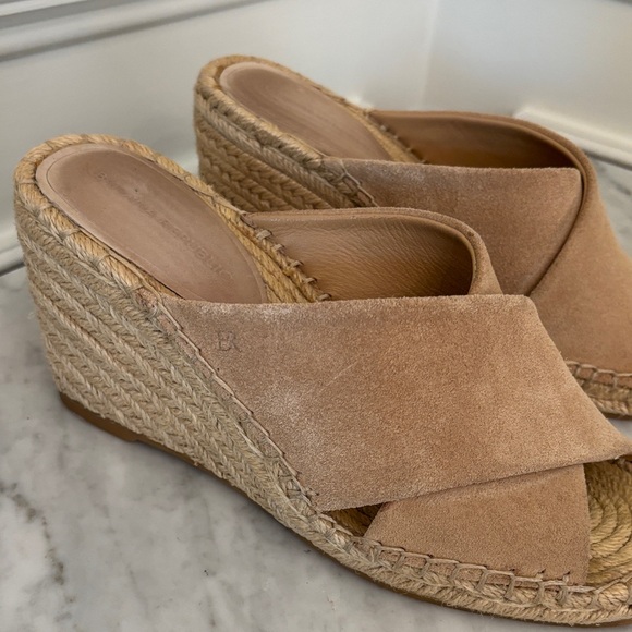 Women's Banana Republic Tan Wedge Sandals - Picture 2 of 9